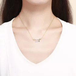Pandora Styl Naszyjnik z Inicjałem - BSN011