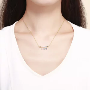 Pandora Styl Naszyjnik z Inicjałem - BSN011