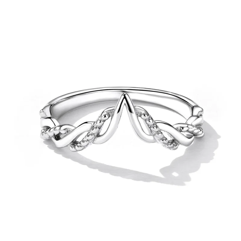 (zdjęcie do) Pandora Styl Pierścień Tiara Żebrowy - BSR258 - Wyświetl 3