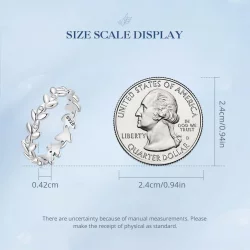 Pandora Styl Pierścionek Liść - BSR306