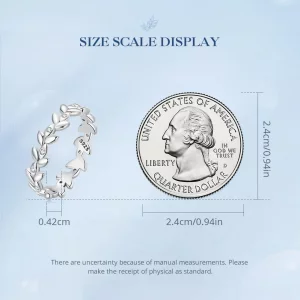 Pandora Styl Pierścionek Liść - BSR306