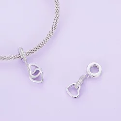 Pandora Styl Przyciągające Serca Charm - SCC2455
