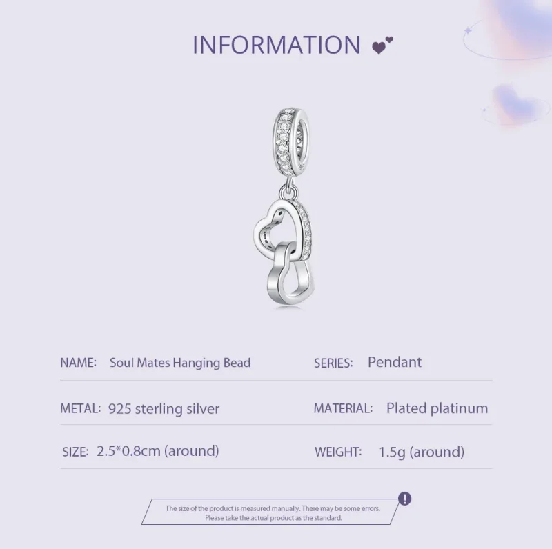 (zdjęcie do) Pandora Styl Przyciągające Serca Charm - SCC2455 - Wyświetl 5
