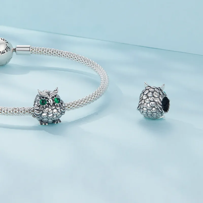(zdjęcie do) Pandora Styl Sowa Charm Absolwentki - SCC2542 - Wyświetl 4