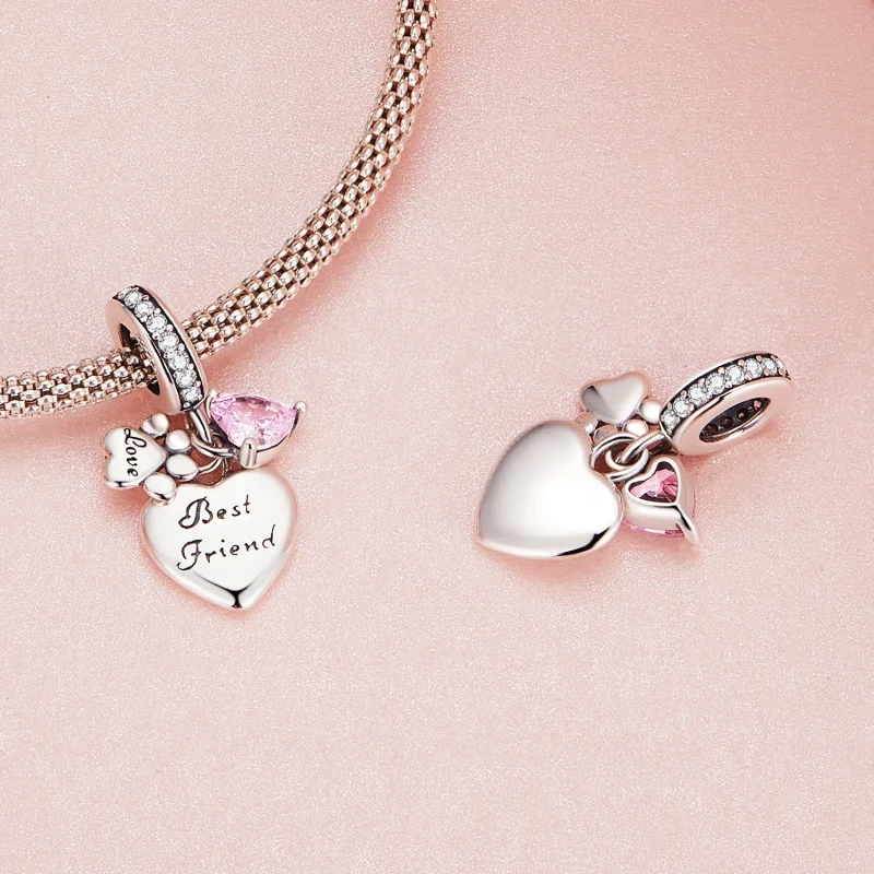 (zdjęcie do) Pandora Styl Wieczni Przyjaciele Charm - SCC2436 - Wyświetl 4