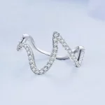 Pandora styl Zig Zag Pierścień - BSR314