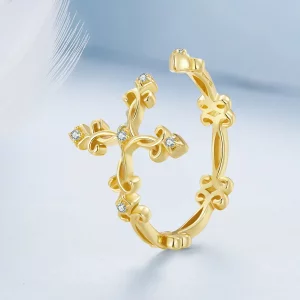 Pandora Styl Złoty Pierścionek - BSR041-B