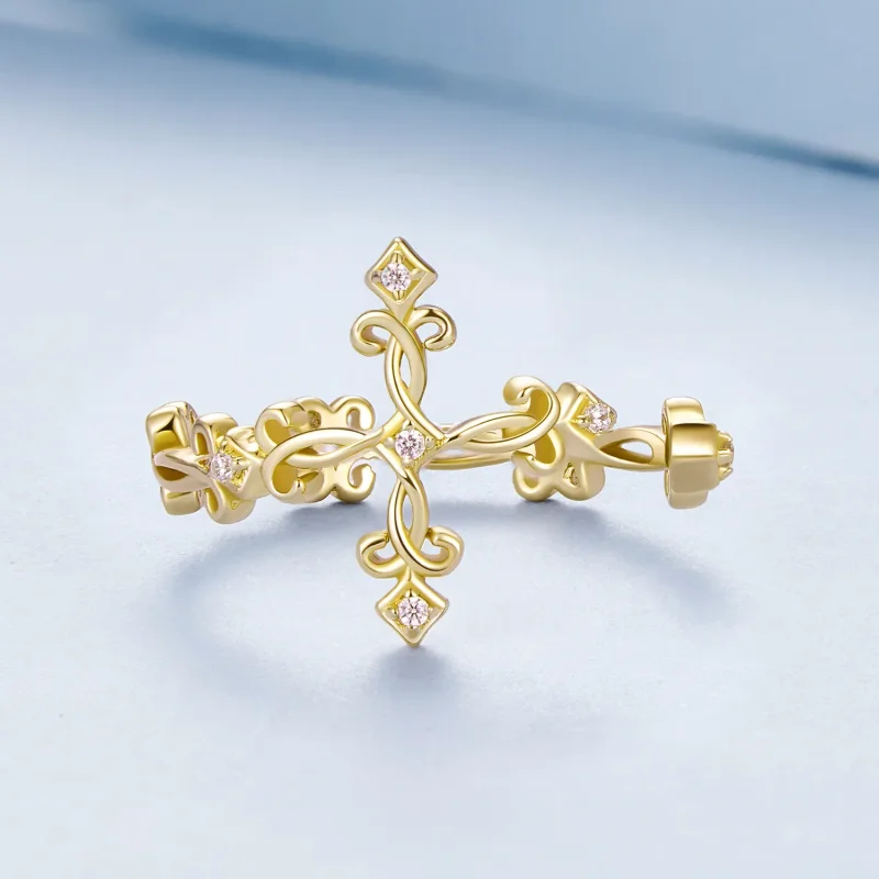 (zdjęcie do) Pandora Styl Złoty Pierścionek - BSR041-B - Wyświetl 3