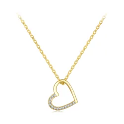 Pandora Style 14K Serce Naszyjnik - SCN347-B