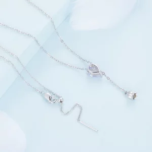 Pandora Style Ametystowy Naszyjnik - BSN271