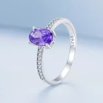Pandora Style Ametystowy Pierścionek - BSR460-VT