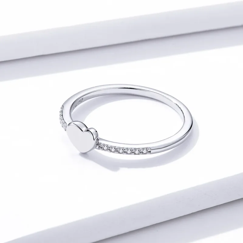 (zdjęcie do) Pandora Style Błyskotliwy Pierścionek z Serduszkami - BSR121 - Wyświetl 4