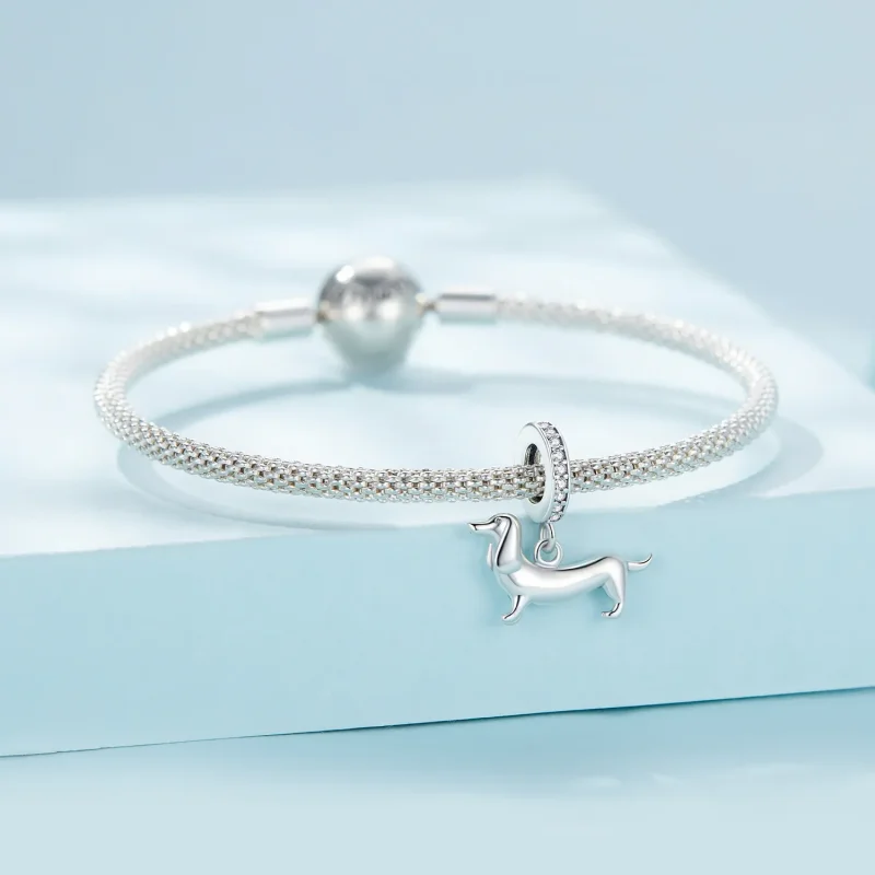 (zdjęcie do) Pandora Style Charm z wizerunkiem jamnika - SCC2561 - Wyświetl 3