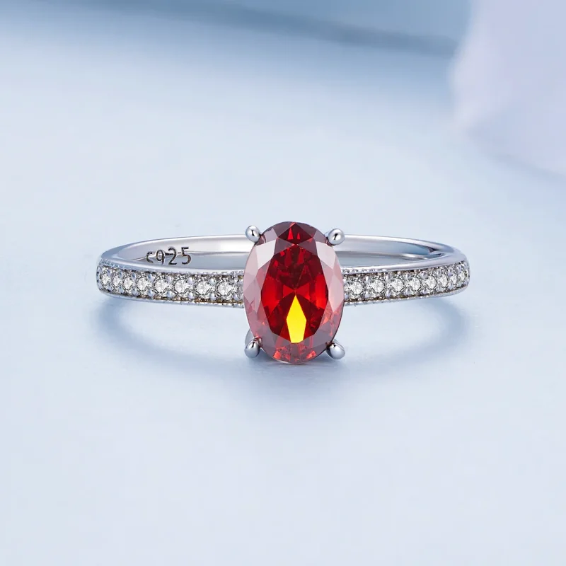 (zdjęcie do) Pandora Style Czerwony Pierścień - BSR460-RD - Wyświetl 3
