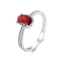 Pandora Style Czerwony Pierścień - BSR460-RD