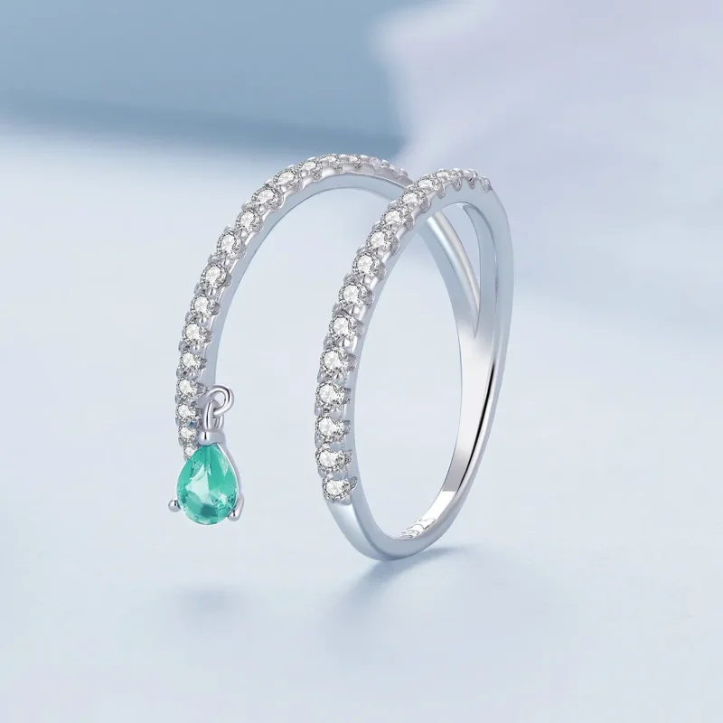 (zdjęcie do) Pandora Style Dangle Pierścionek - BSR417 - Wyświetl 2