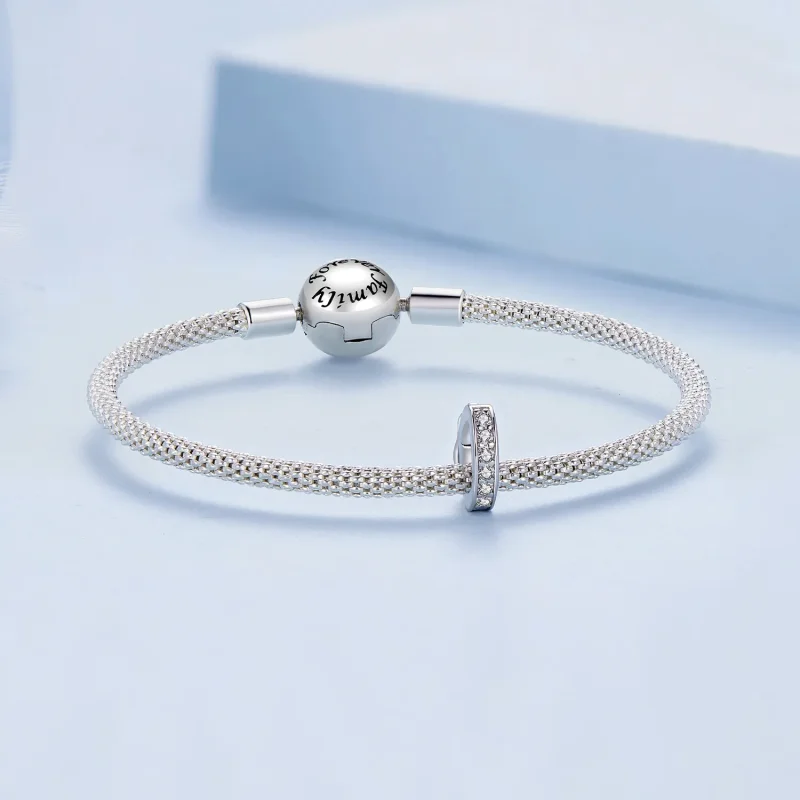 (zdjęcie do) Pandora Style Jasny Błyskający Spacer Charm - BSC886 - Wyświetl 5
