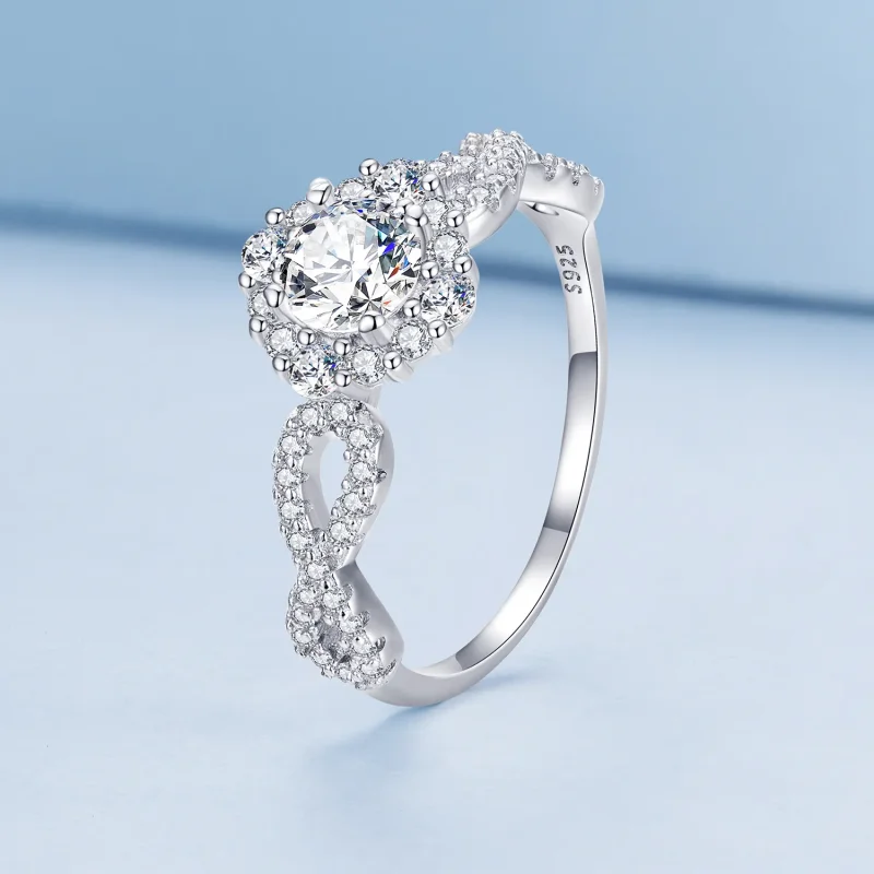 (zdjęcie do) Pandora Style Klasyczny Pierścień Elegancji Clear Cz - BSR352 - Wyświetl 2