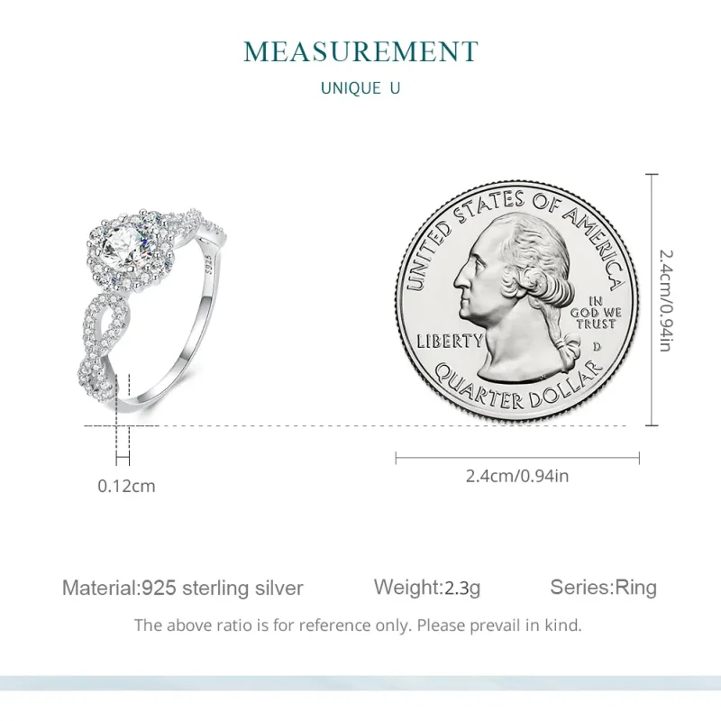(zdjęcie do) Pandora Style Klasyczny Pierścień Elegancji Clear Cz - BSR352 - Wyświetl 8