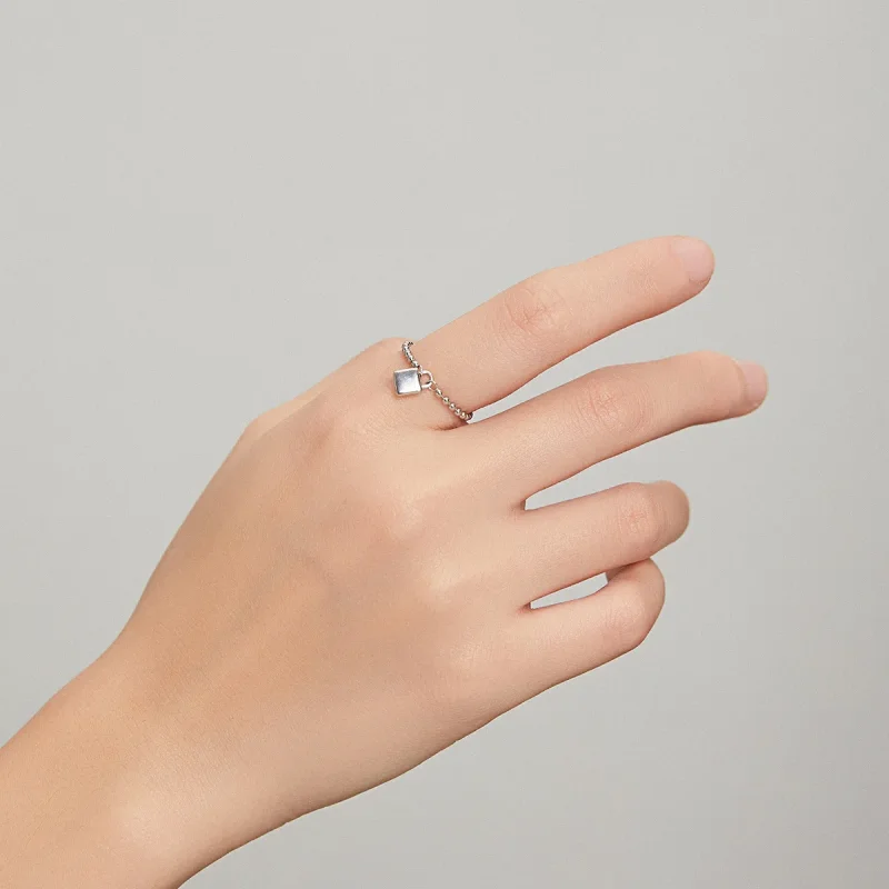 (zdjęcie do) Pandora Style Love Lock Ring - SCR703 - Wyświetl 7