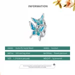 Pandora Style Motyw Motyla Spacer Charm - BSC789