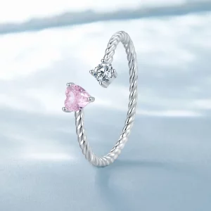 Pandora Style Obrączki Obietnicy Dla Niej - SCR924