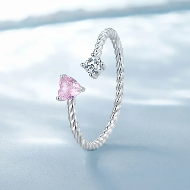 (zdjęcie do) Pandora Style Obrączki Obietnicy Dla Niej - SCR924 - Wyświetl 2