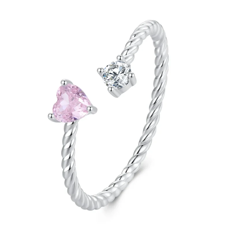 (zdjęcie do) Pandora Style Obrączki Obietnicy Dla Niej - SCR924 - Wyświetl 3