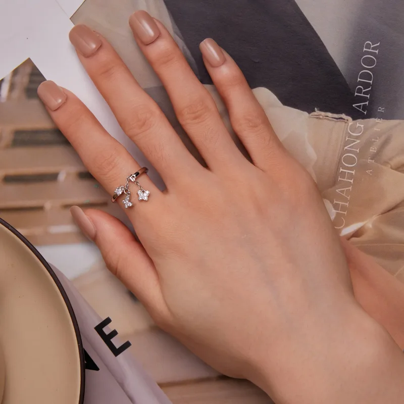 (zdjęcie do) Pandora Style Regulowane Pierścienie - BSR349 - Wyświetl 6