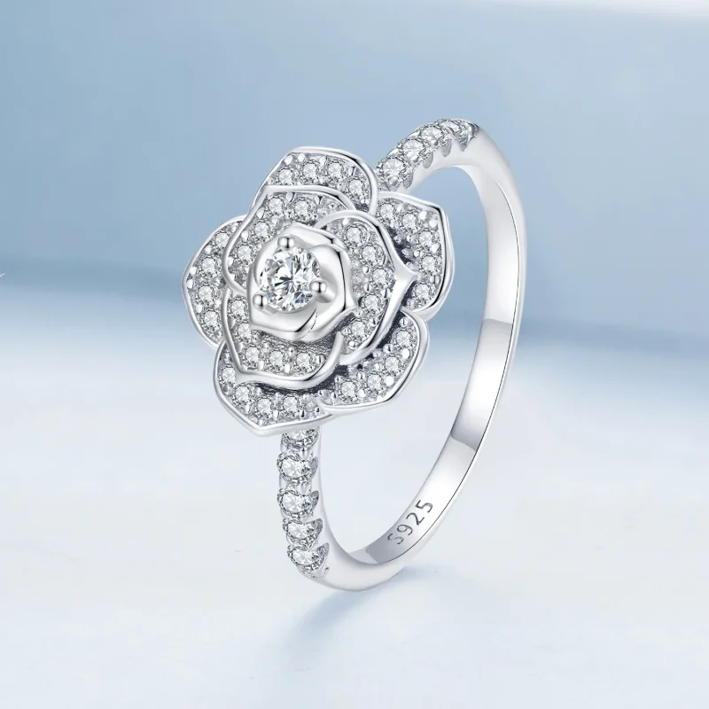 (zdjęcie do) Pandora Style Ring w kształcie róży - BSR449 - Wyświetl 2