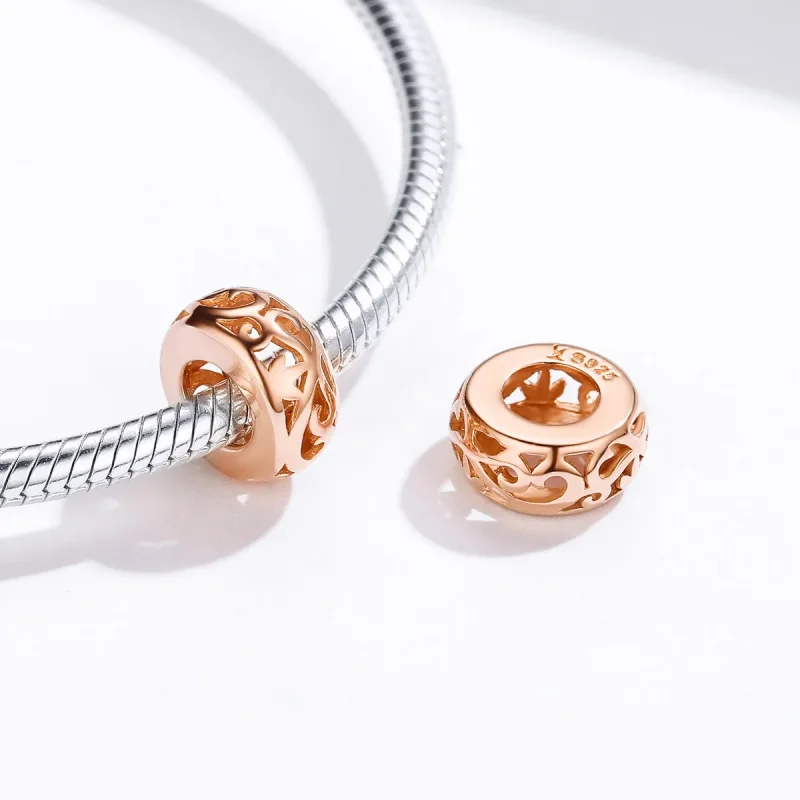 (zdjęcie do) Pandora Style Rose Gold Spacer Charm - SCC716-C - Wyświetl 2