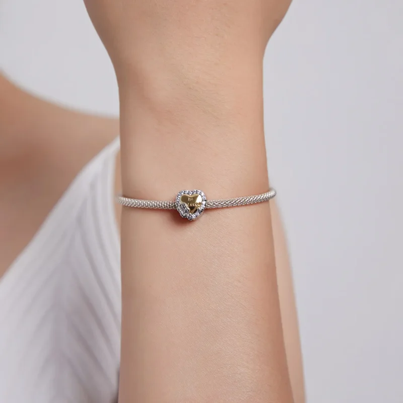 (zdjęcie do) Pandora Style Serce Charm - BSC500 - Wyświetl 5