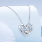 Pandora Style Serce Naszyjnik - BSN342