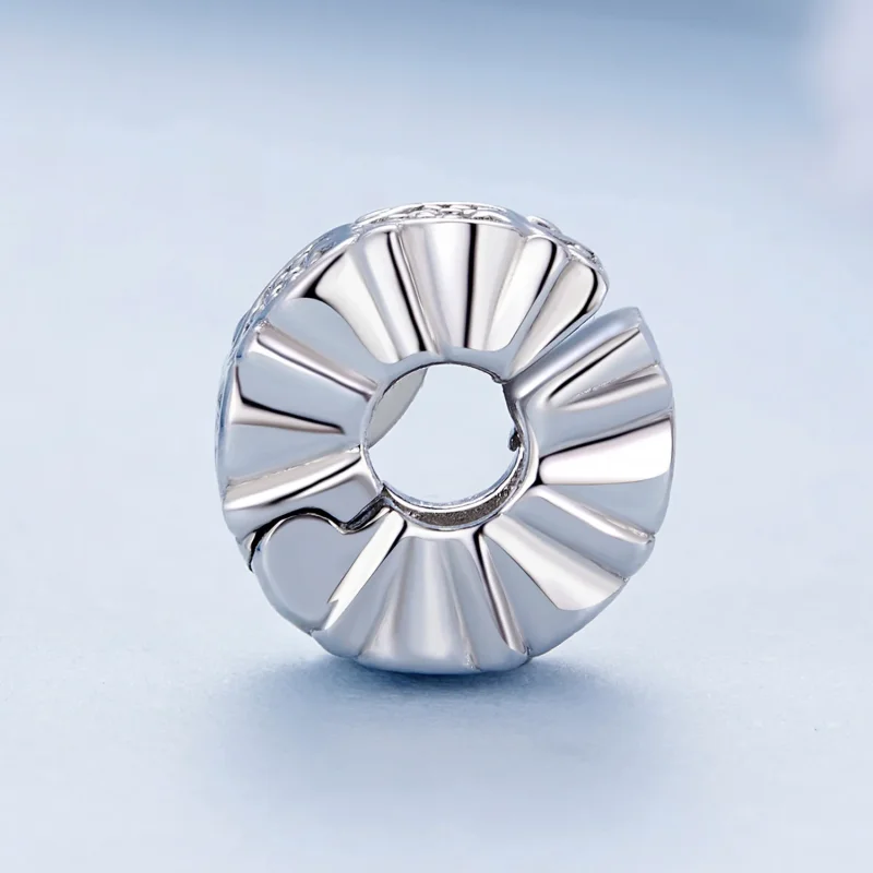 (zdjęcie do) Pandora Style Serce Spacer - BSC885 - Wyświetl 3