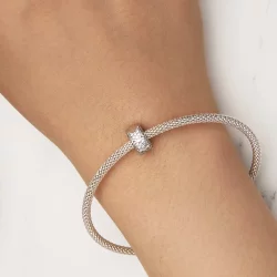 Pandora Style Serce Spacer - BSC885