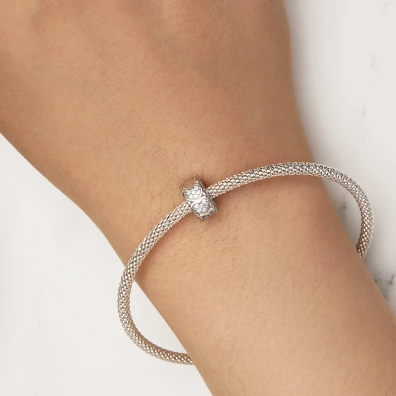 (zdjęcie do) Pandora Style Serce Spacer - BSC885 - Wyświetl 6