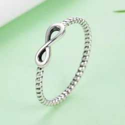 Pandora Style Srebrny Pierścionek Nieskończoności - SCR094