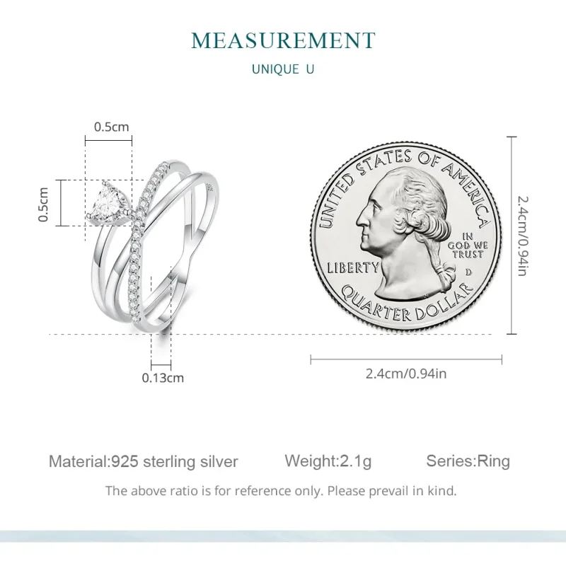 (zdjęcie do) Pandora Style Triple Band Ring - BSR336 - Pierścionek o trzech paskach w stylu P - Wyświetl 8