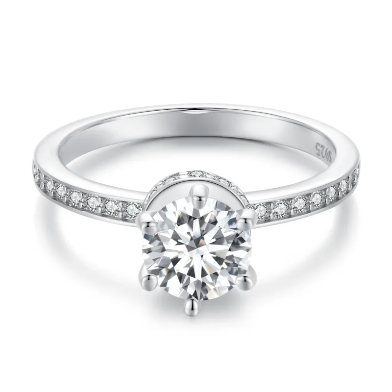 (zdjęcie do) Pandora Style Wedding Rings - MSR025 - Pierścionki ślubne w stylu Pandora - MSR0 - Wyświetl 2