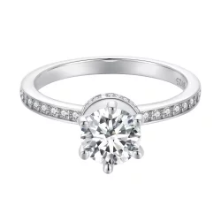 Pandora Style Wedding Rings - MSR025 - Pierścionki ślubne w stylu Pandora - MSR025