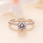 Pandora Style Wedding Rings - MSR025 - Pierścionki ślubne w stylu Pandora - MSR025