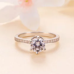 Pandora Style Wedding Rings - MSR025 - Pierścionki ślubne w stylu Pandora - MSR025