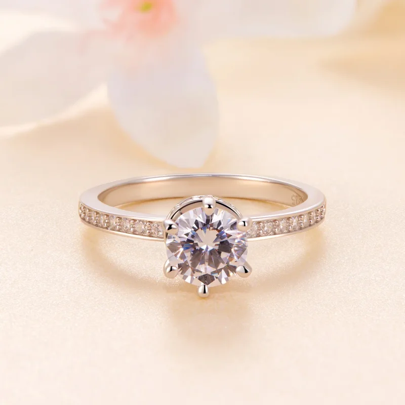 (zdjęcie do) Pandora Style Wedding Rings - MSR025 - Pierścionki ślubne w stylu Pandora - MSR0 - Wyświetl 6