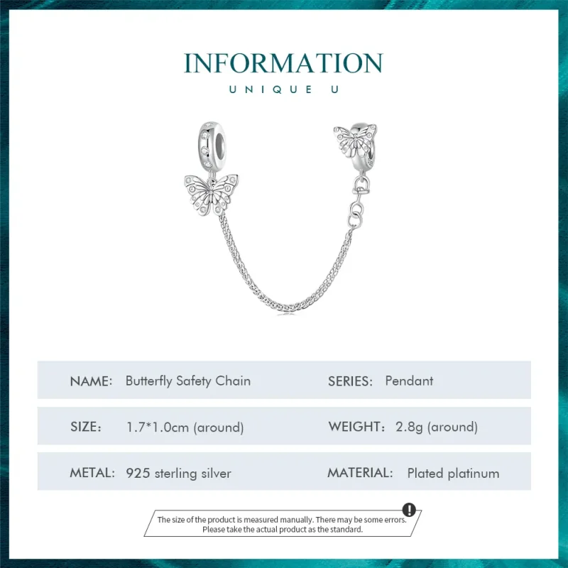 (zdjęcie do) Pandora Style Zawieszka z Motywem Motyla - BSC801 - Wyświetl 4