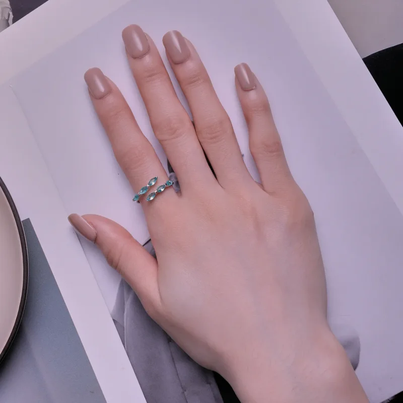 (zdjęcie do) Pandora Style - Zielony Pierścionek - BSR415 - Wyświetl 5