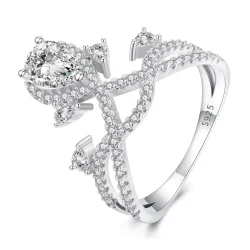 Pierścień Tiara w stylu Pandora - BSR368