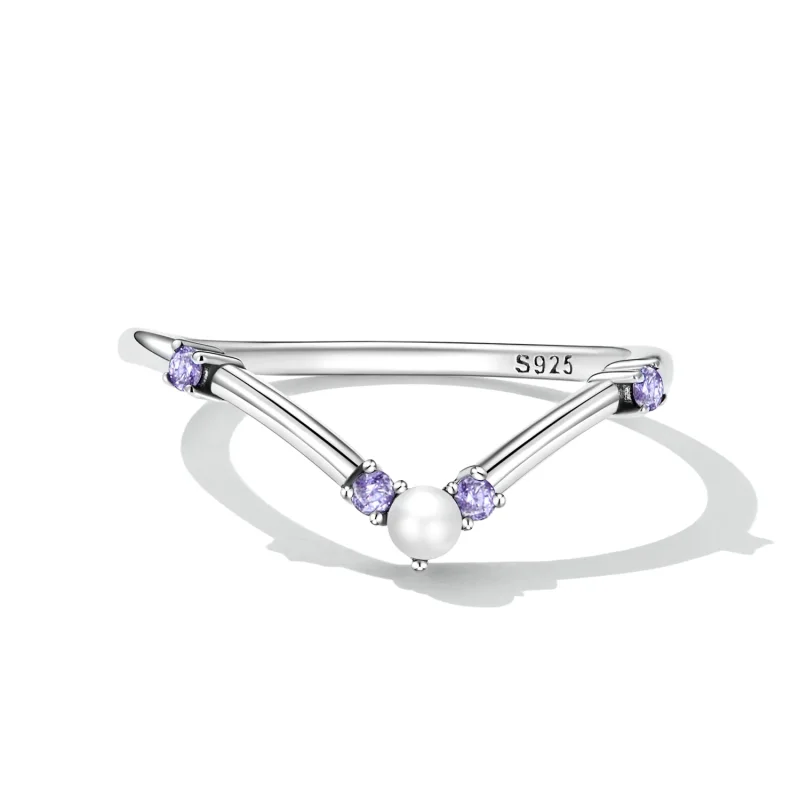 (zdjęcie do) Pierścionek Pandora Style Princess Wishbone – SCR835 - Wyświetl 3