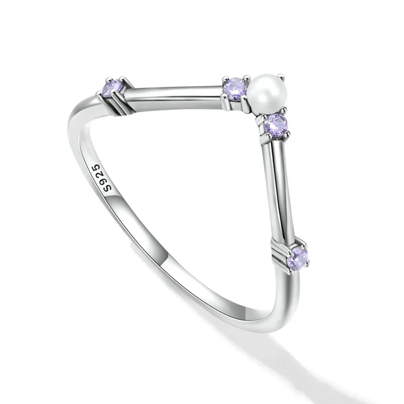 (zdjęcie do) Pierścionek Pandora Style Princess Wishbone – SCR835 - Wyświetl 5