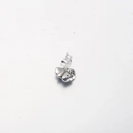 Kolczyki Pandora Blue Pansy Flower Stud - 290781C01