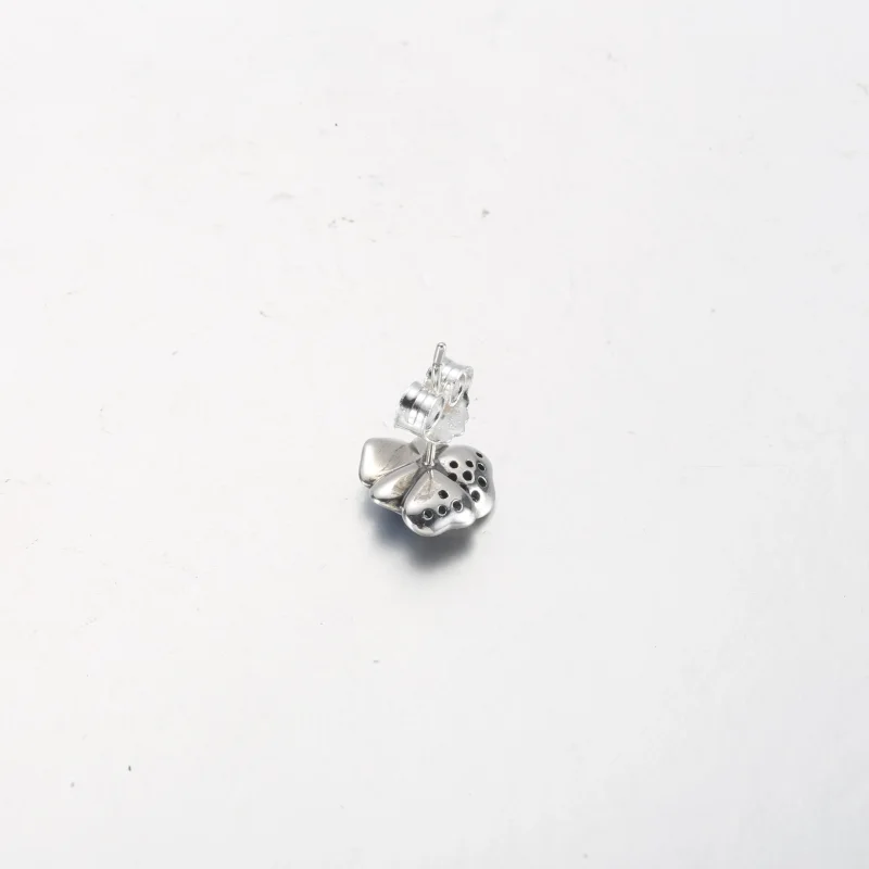 (zdjęcie do) Kolczyki Pandora Blue Pansy Flower Stud - 290781C01 - Wyświetl 4